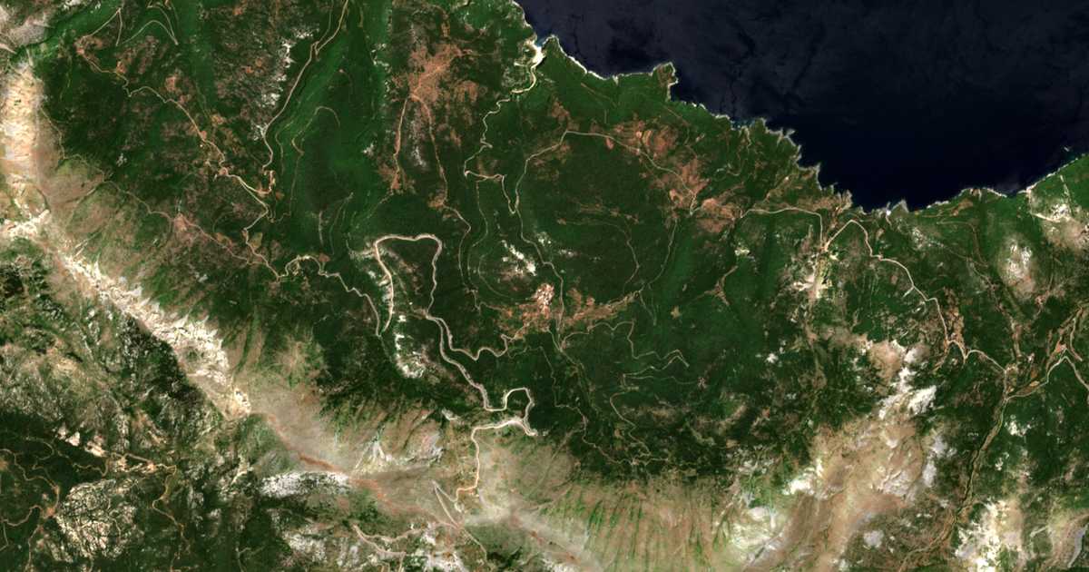Mapa por satélite de Glyfáda