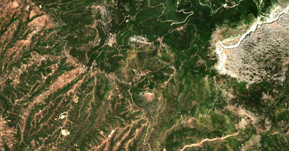 Mapa por satélite de Kampiá