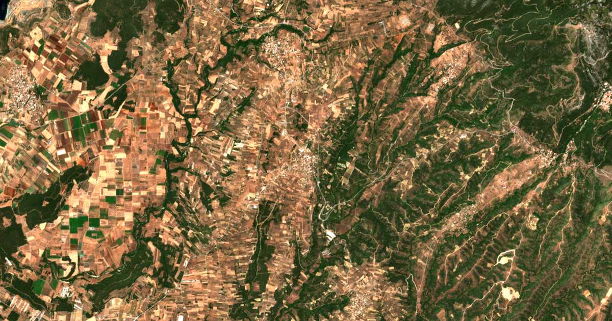 Mapa por satélite de Kathenoí