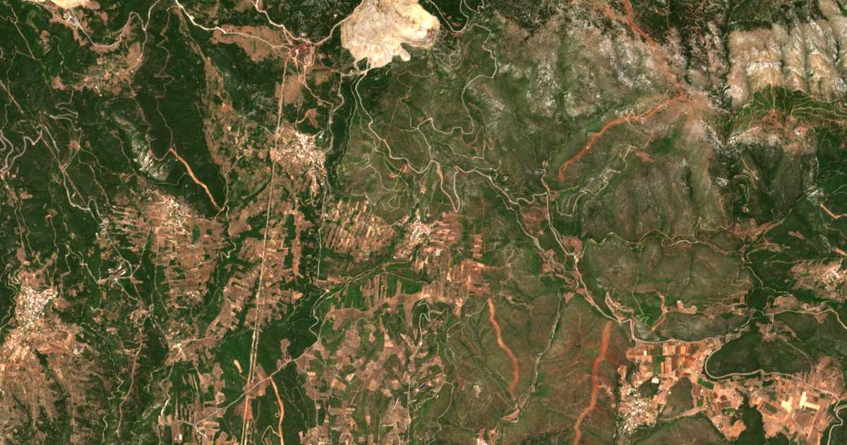 Mapa por satélite de Kontodespótion