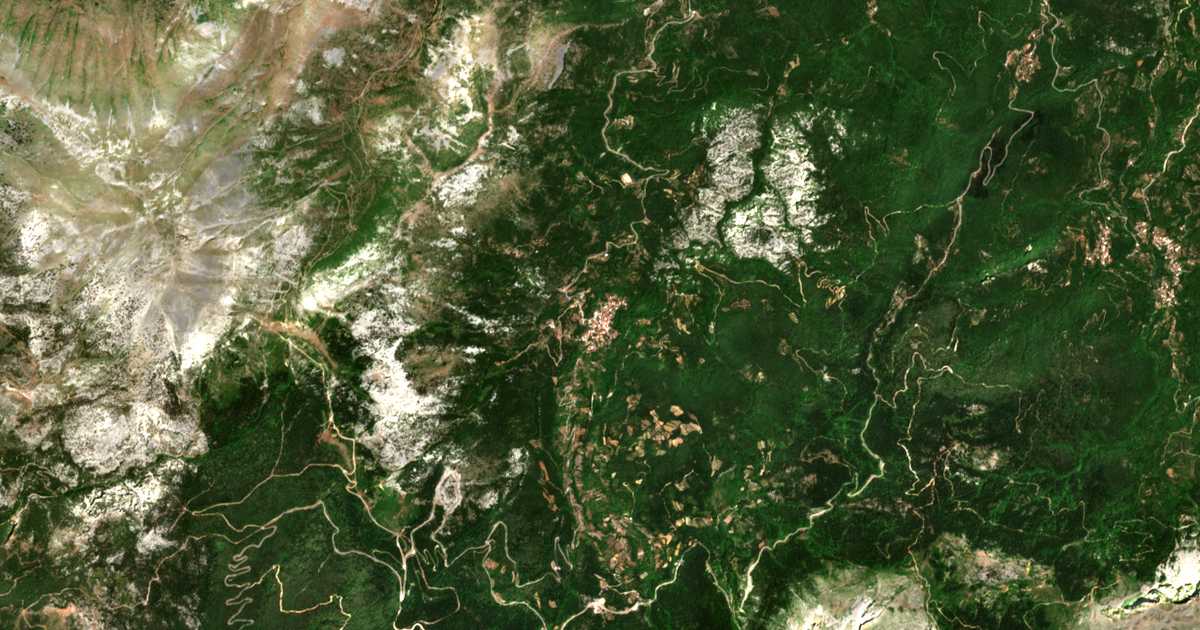 Mapa por satélite de Strópones