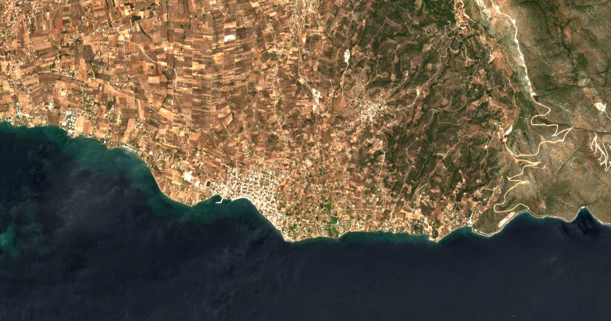 Mapa por satélite de Koukáki