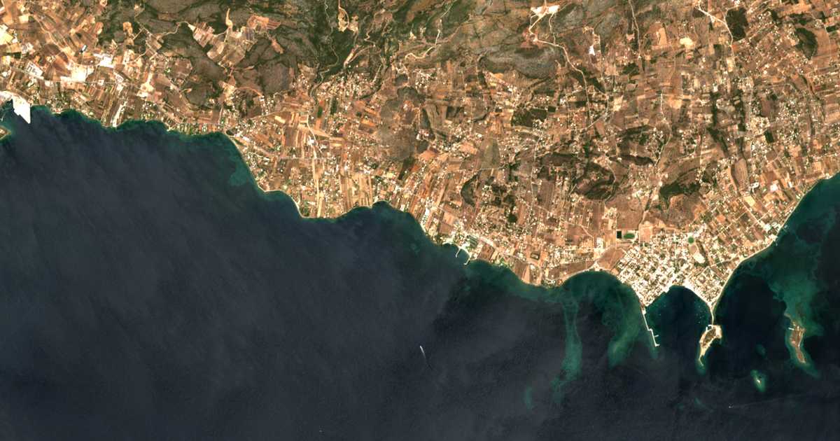 Mapa por satélite de Malakónta