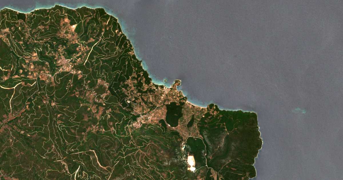 Mapa por satélite de Ágios Nikólaos