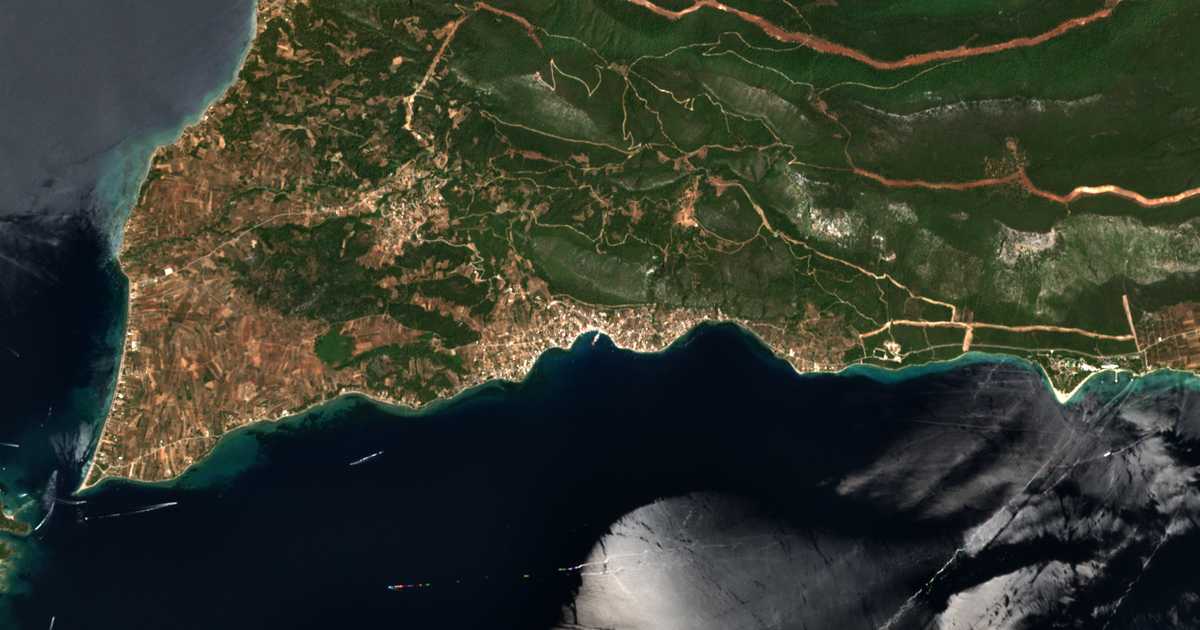 Mapa por satélite de Ágios Geórgios
