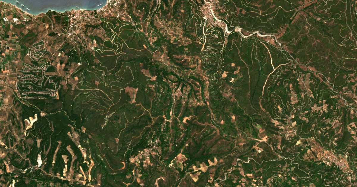 Mapa por satélite de Gerakioú