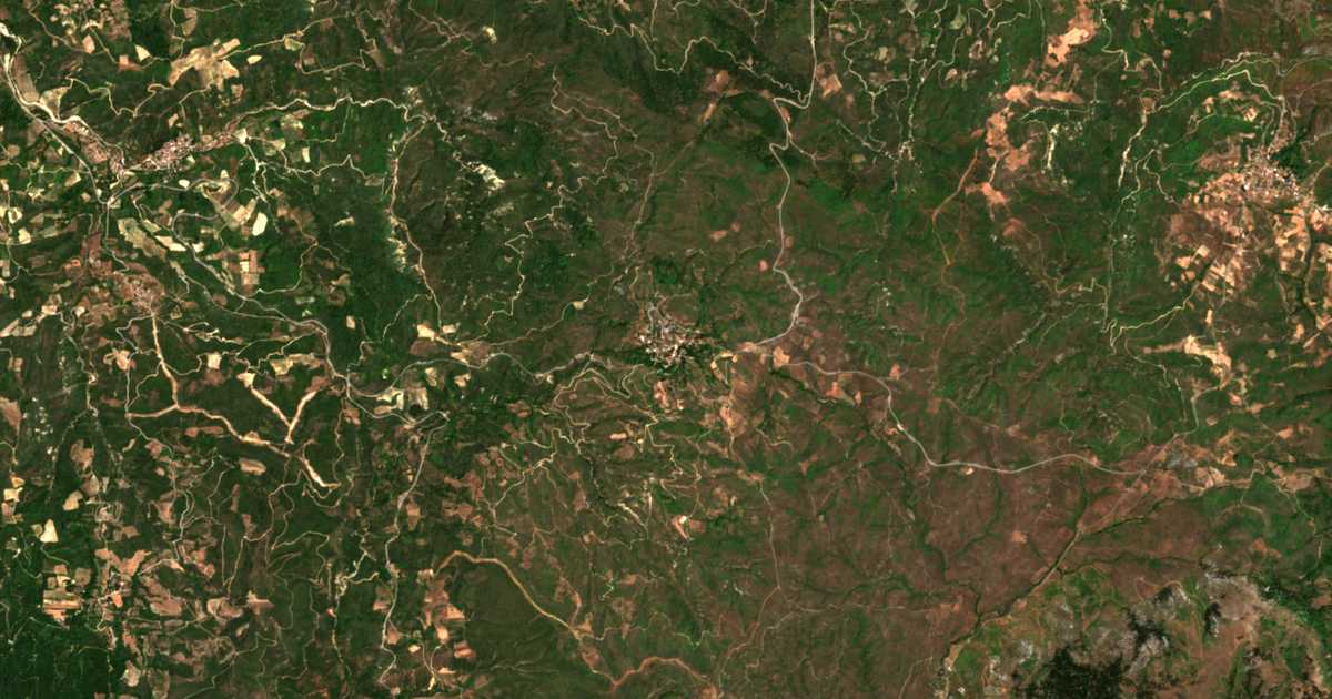 Mapa por satélite de Kokkinomiléa