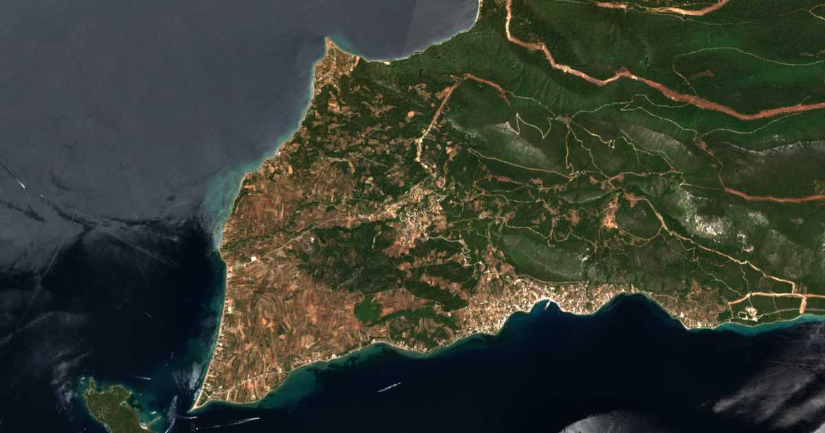 Mapa por satélite de Lichás