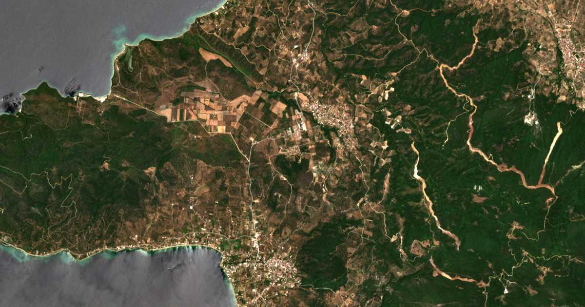 Mapa por satélite de Varvára