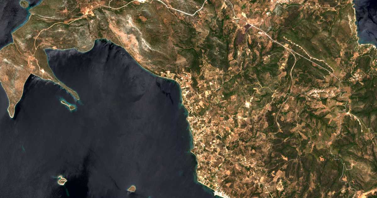Mapa por satélite de Díliso