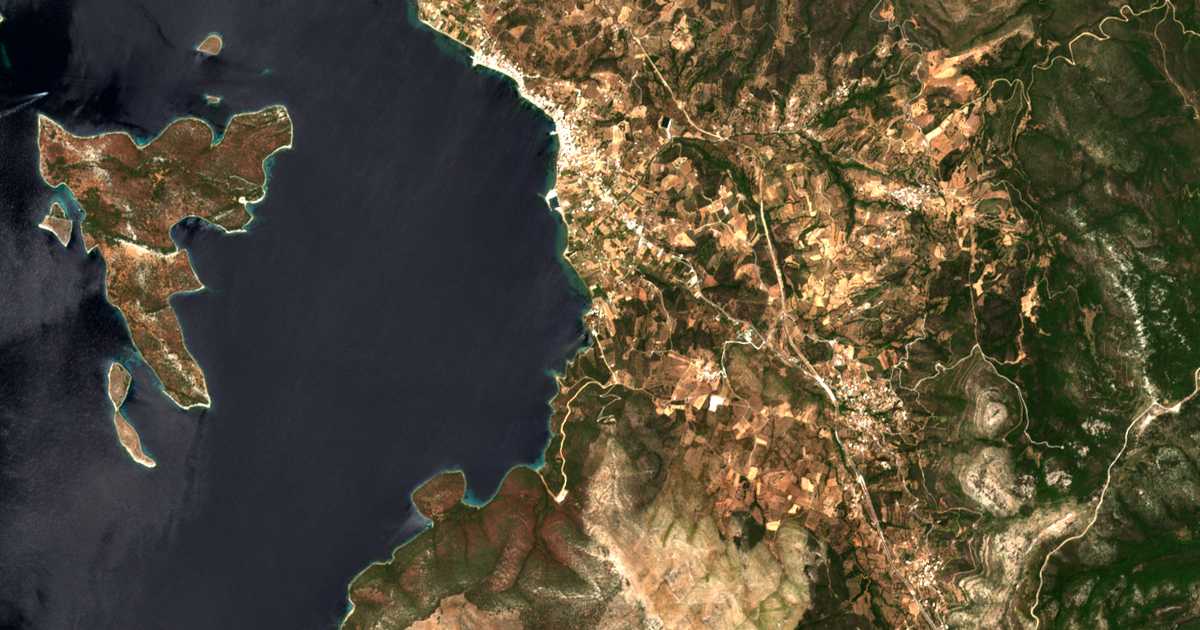 Mapa por satélite de Léfka