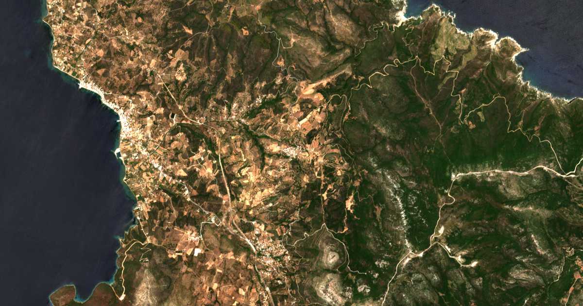 Mapa por satélite de Zoodóchos Pigí
