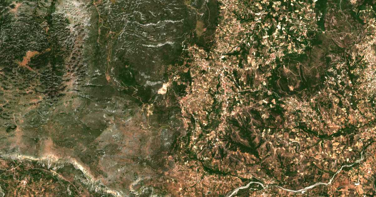 Mapa por satélite de Ágios Vlásios