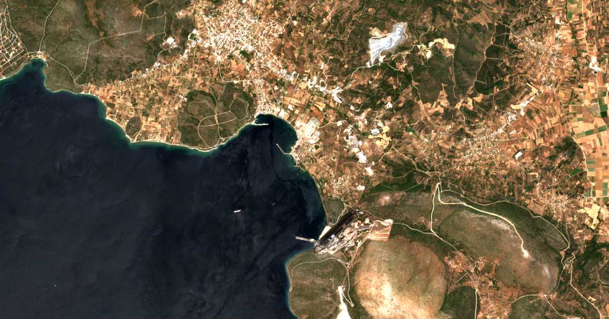 Mapa por satélite de Anthoúpoli