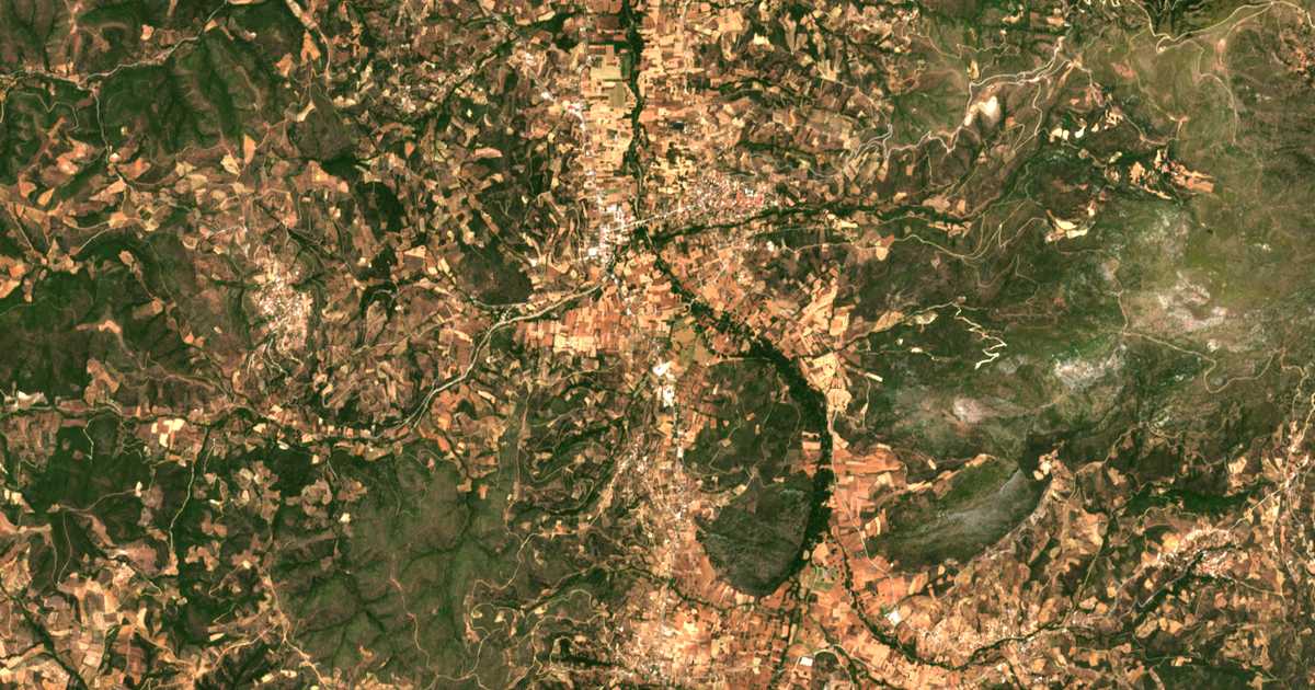 Mapa por satélite de Chánia