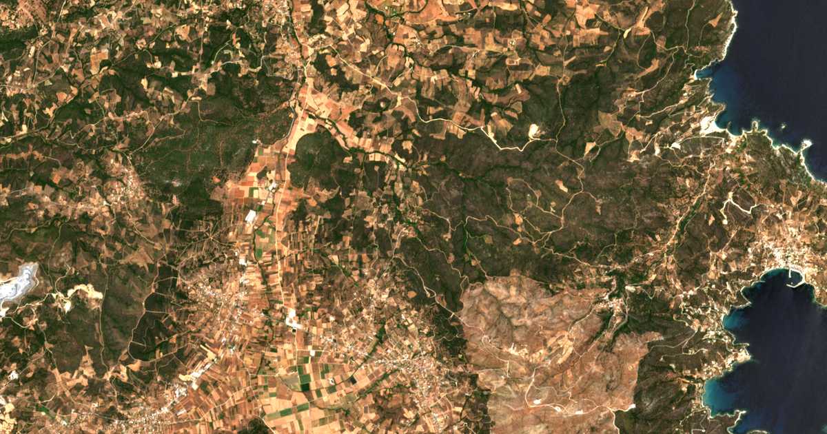 Mapa por satélite de Drosiá