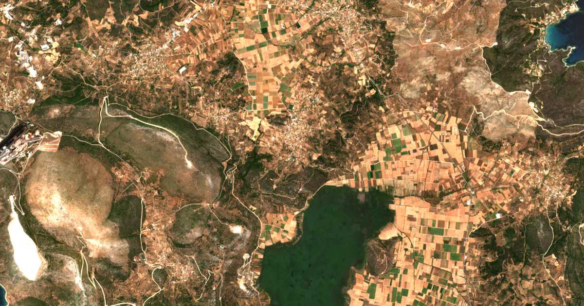 Mapa por satélite de Disto