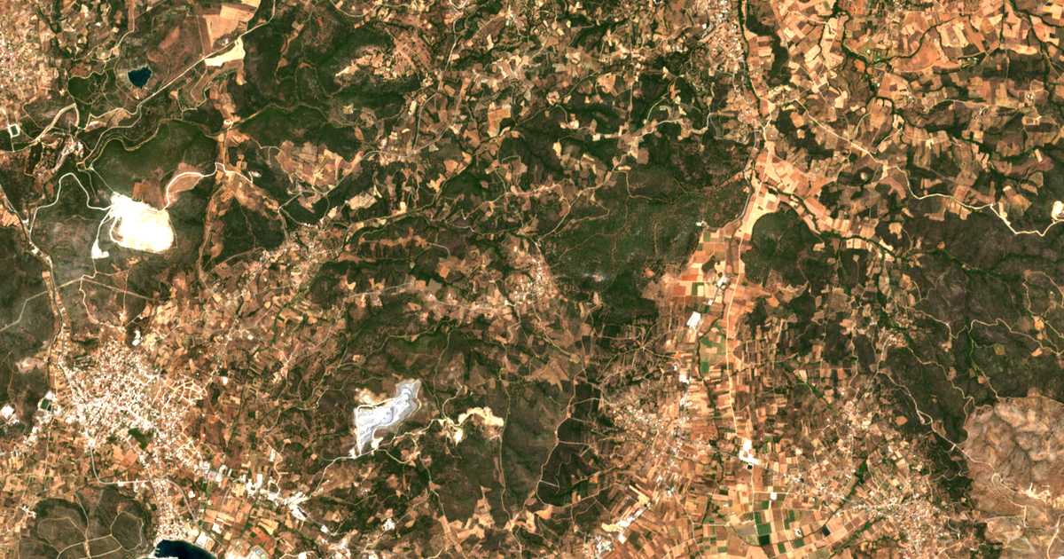 Mapa por satélite de Katakalós
