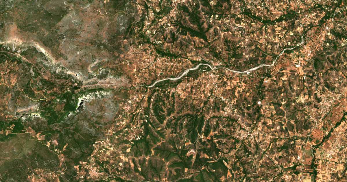 Mapa por satélite de Koílion