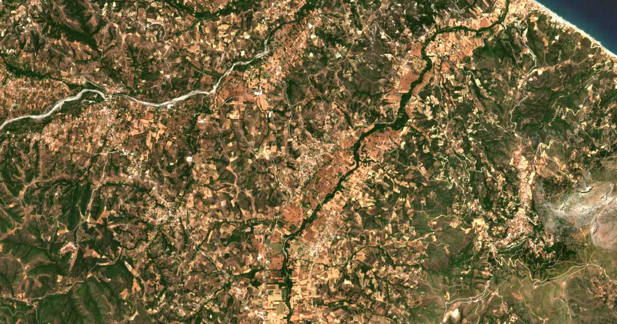 Mapa por satélite de Órion