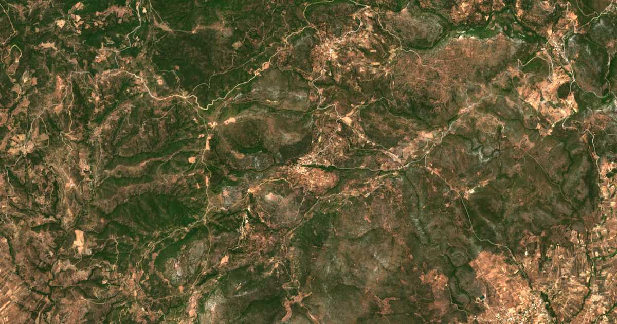 Mapa por satélite de Parthénion