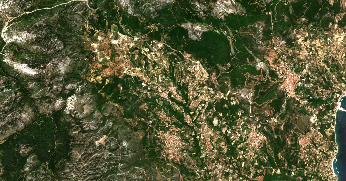 Mapa por satélite de Vítala