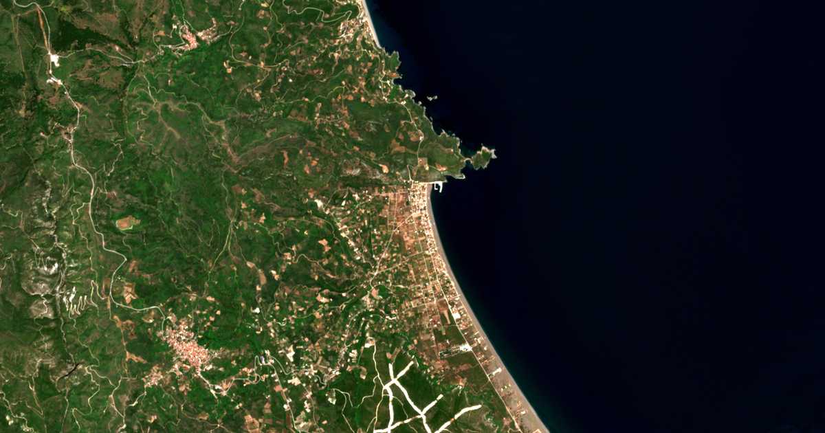 Mapa por satélite de Agkáli
