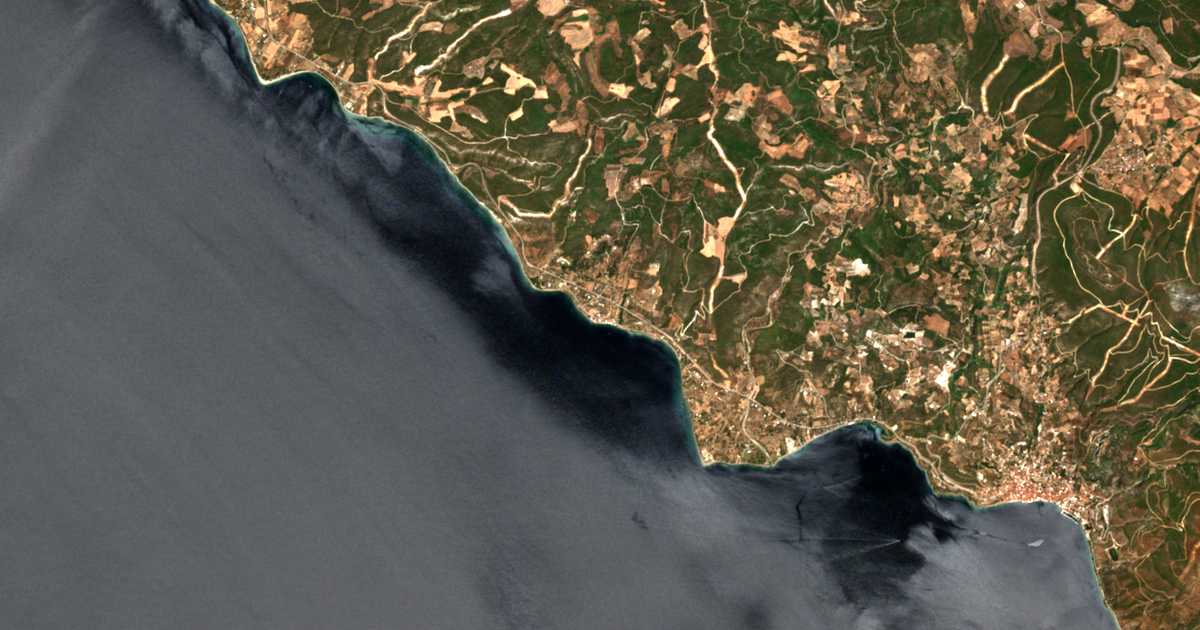 Mapa por satélite de Chrónia