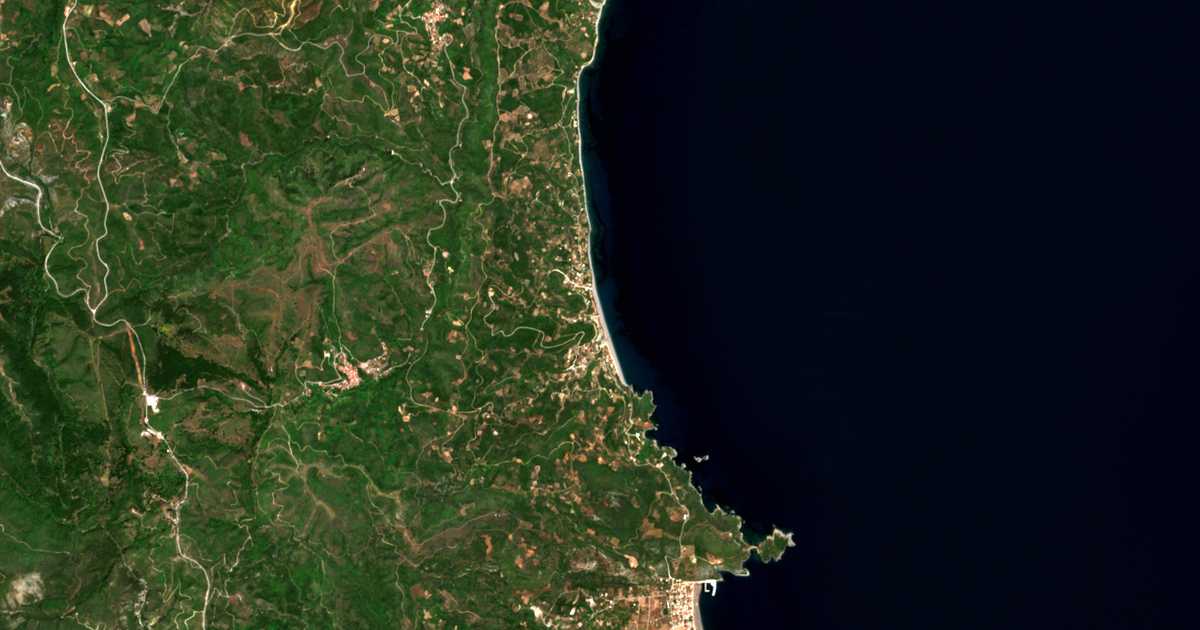 Mapa por satélite de Fragkáki