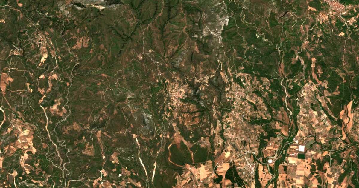 Mapa por satélite de Kourkouloí