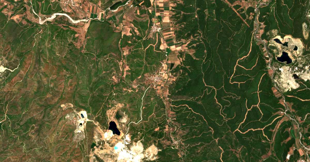 Mapa por satélite de Spathárion