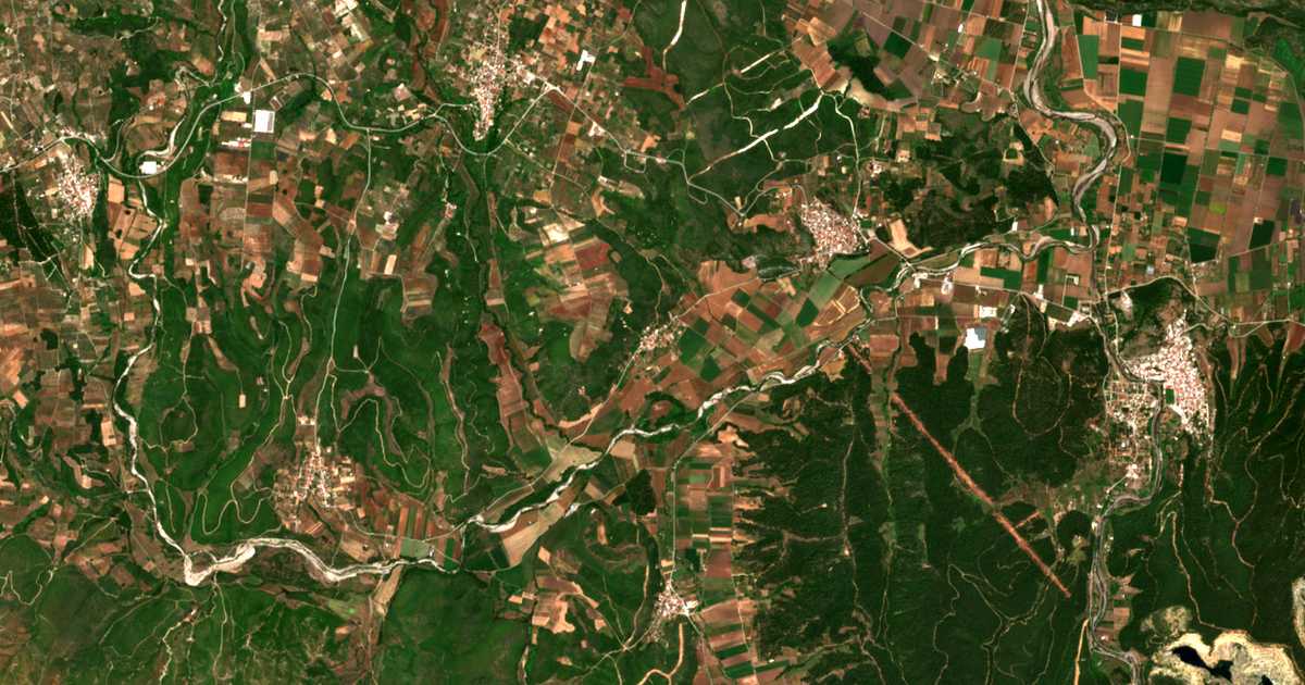 Mapa por satélite de Zoodóchos Pigí