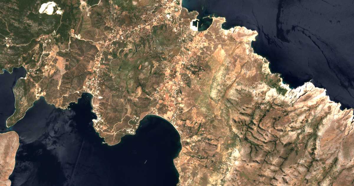 Mapa por satélite de Loutrón