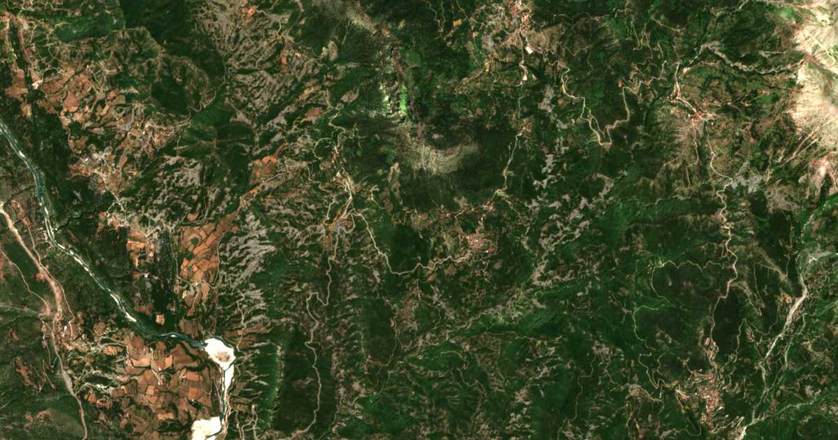 Mapa por satélite de Ágios Vlásios