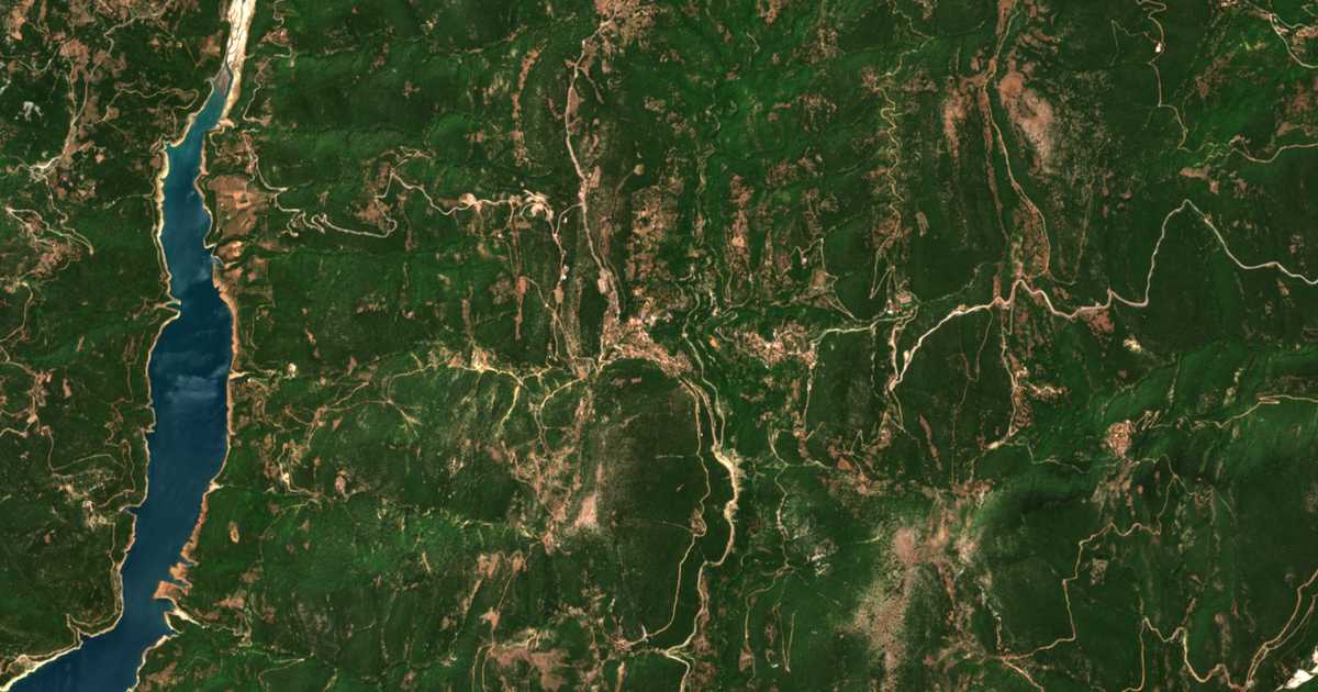 Mapa por satélite de Dytikí Fragkísta