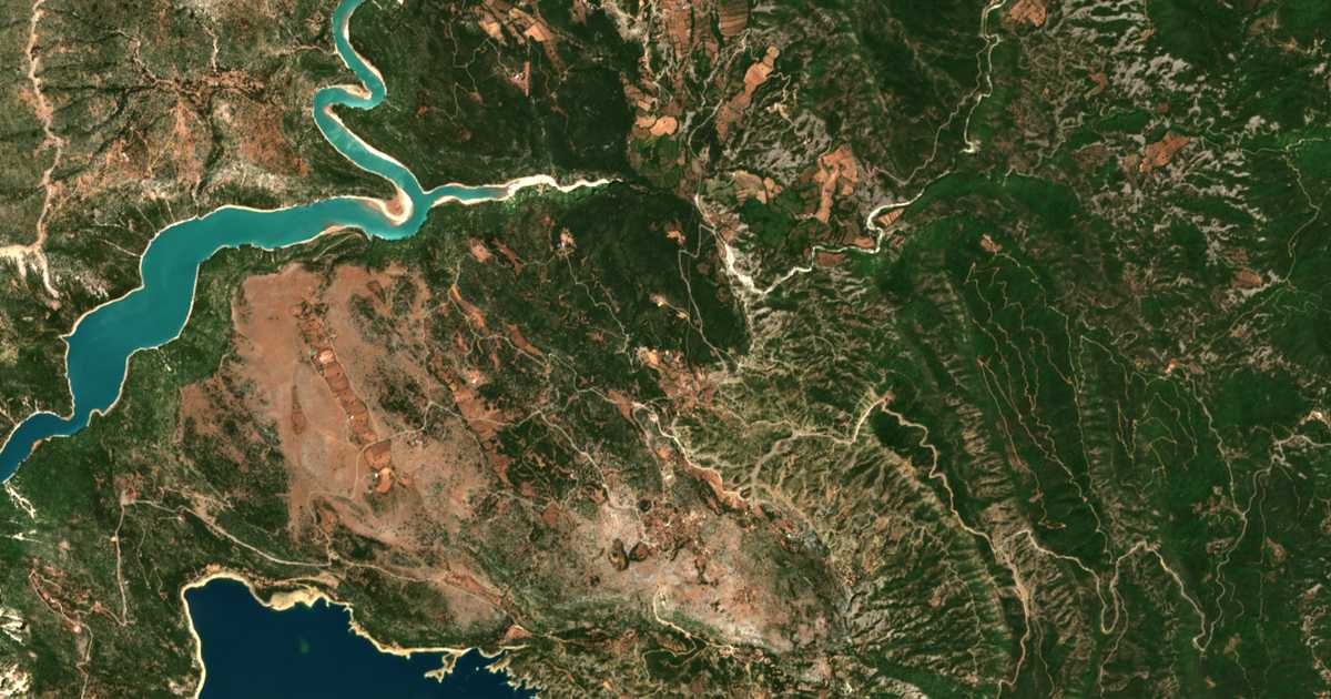 Mapa por satélite de Kastrákion