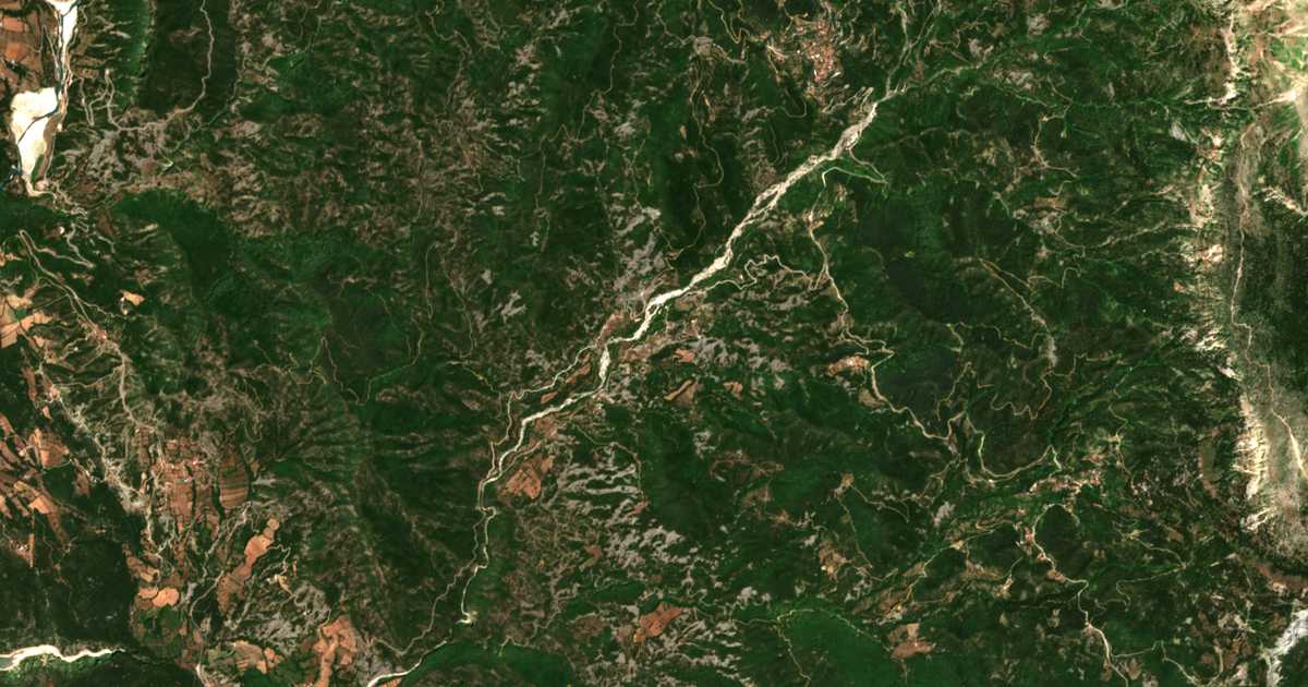Mapa por satélite de Káto Potamiá