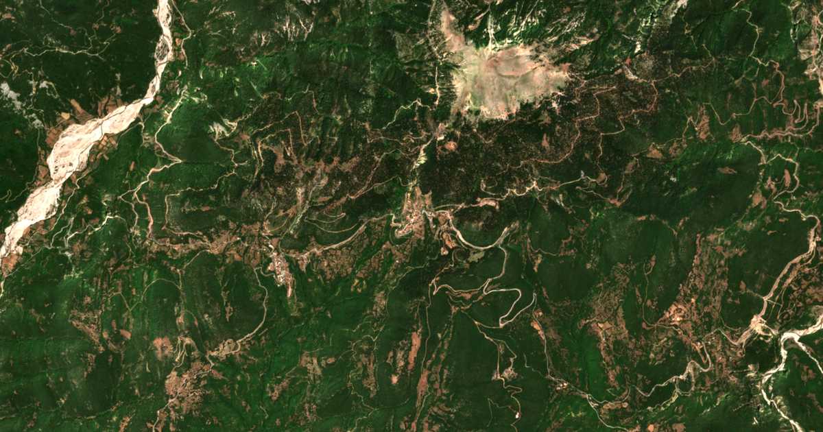 Mapa por satélite de Kerasochórion