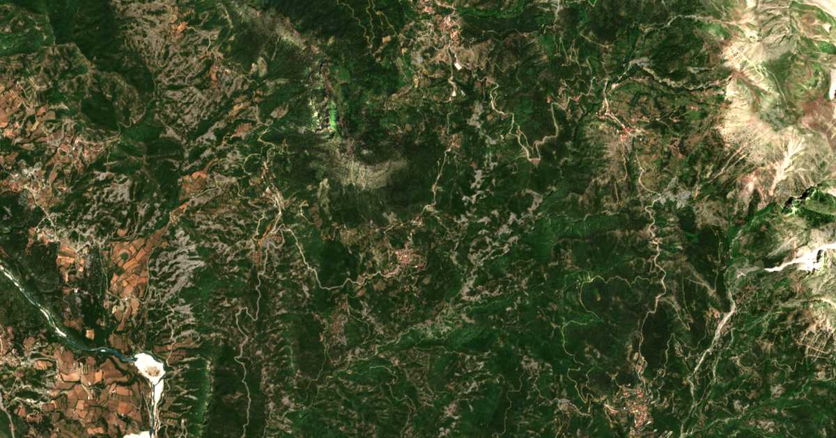 Mapa por satélite de Lepianá
