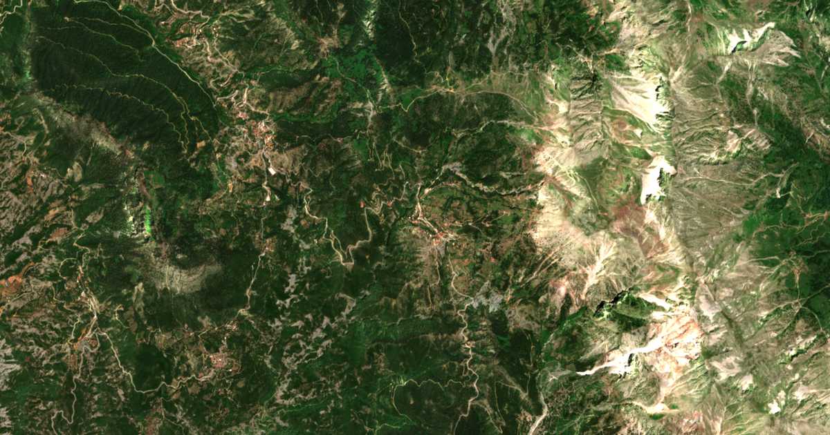 Mapa por satélite de Lithochórion