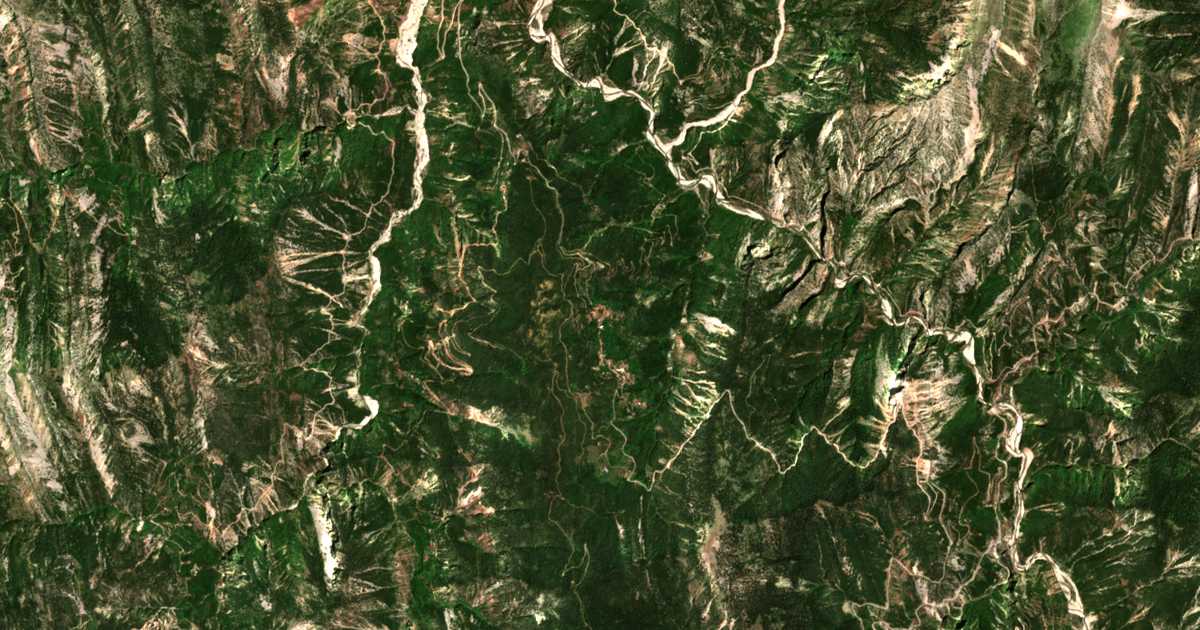Mapa por satélite de Asprópyrgos