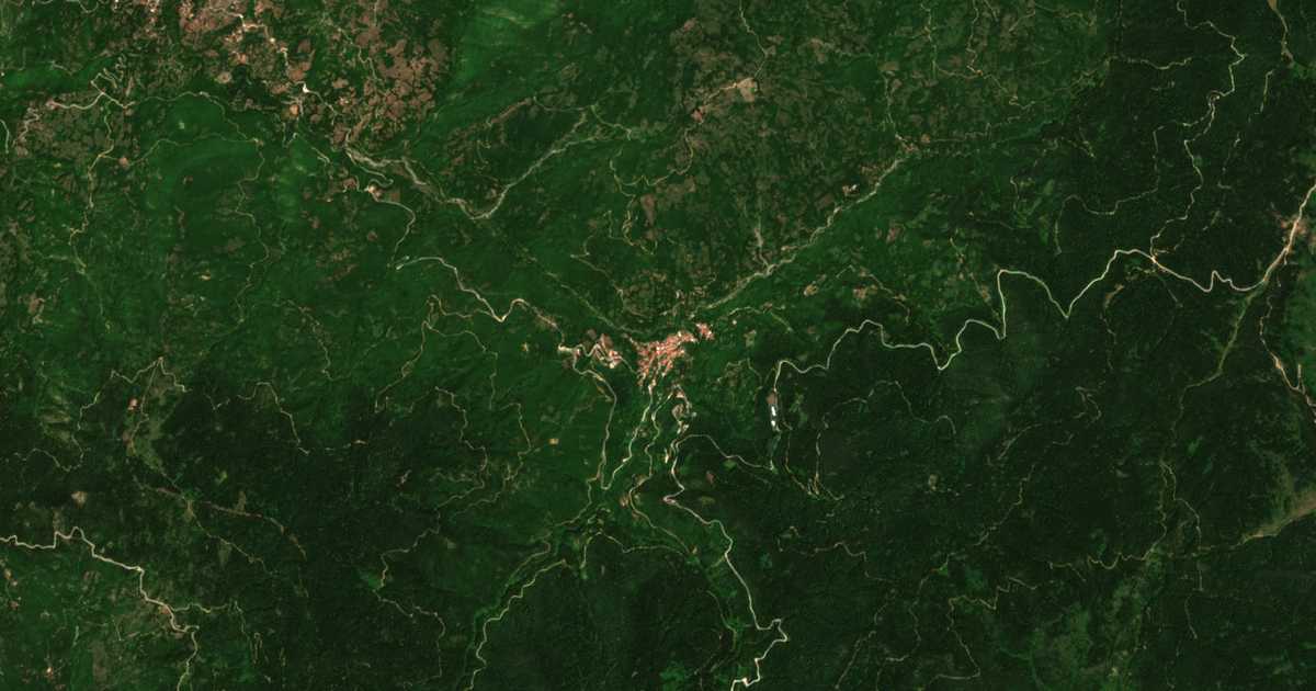 Mapa por satélite de Fourna