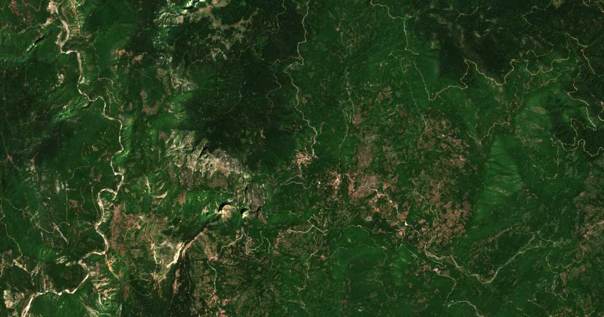 Mapa por satélite de Kleistón
