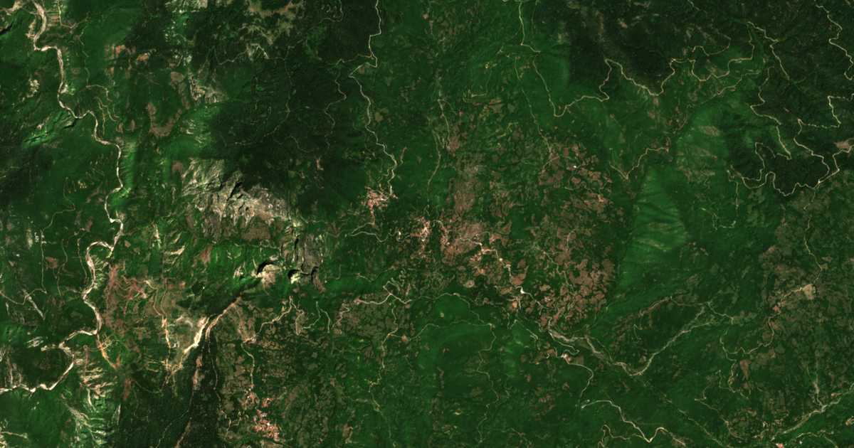 Mapa por satélite de Mesochórion
