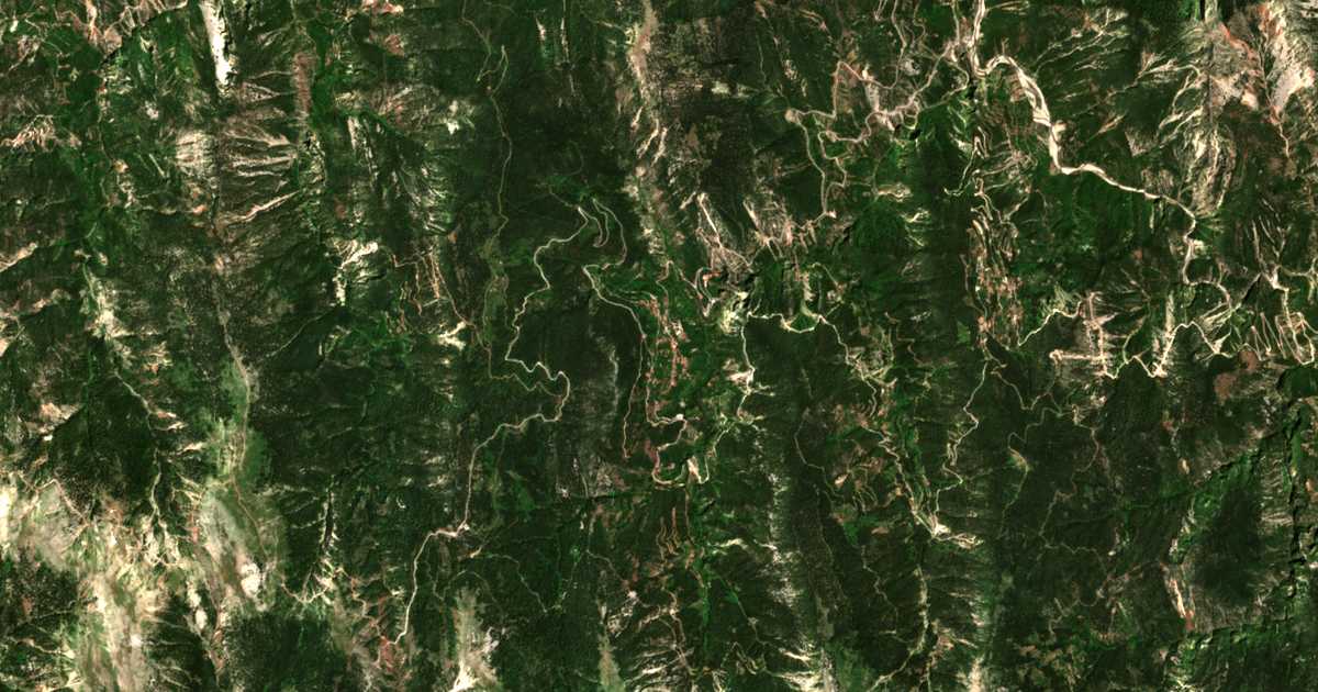 Mapa por satélite de Prousós