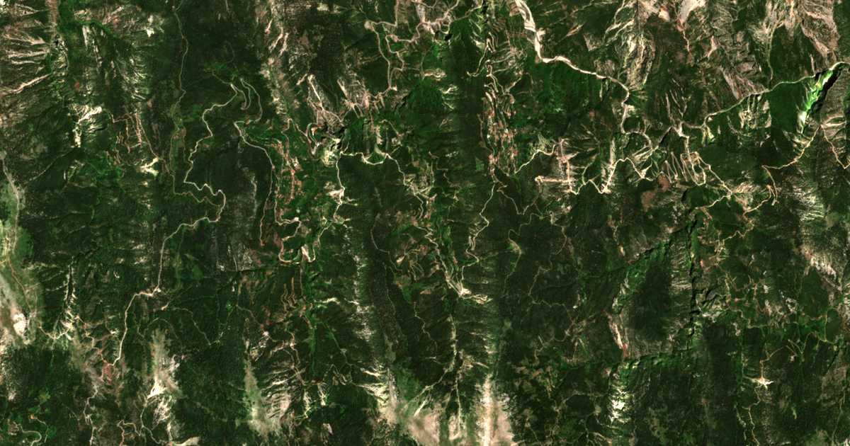 Mapa por satélite de Tórnos