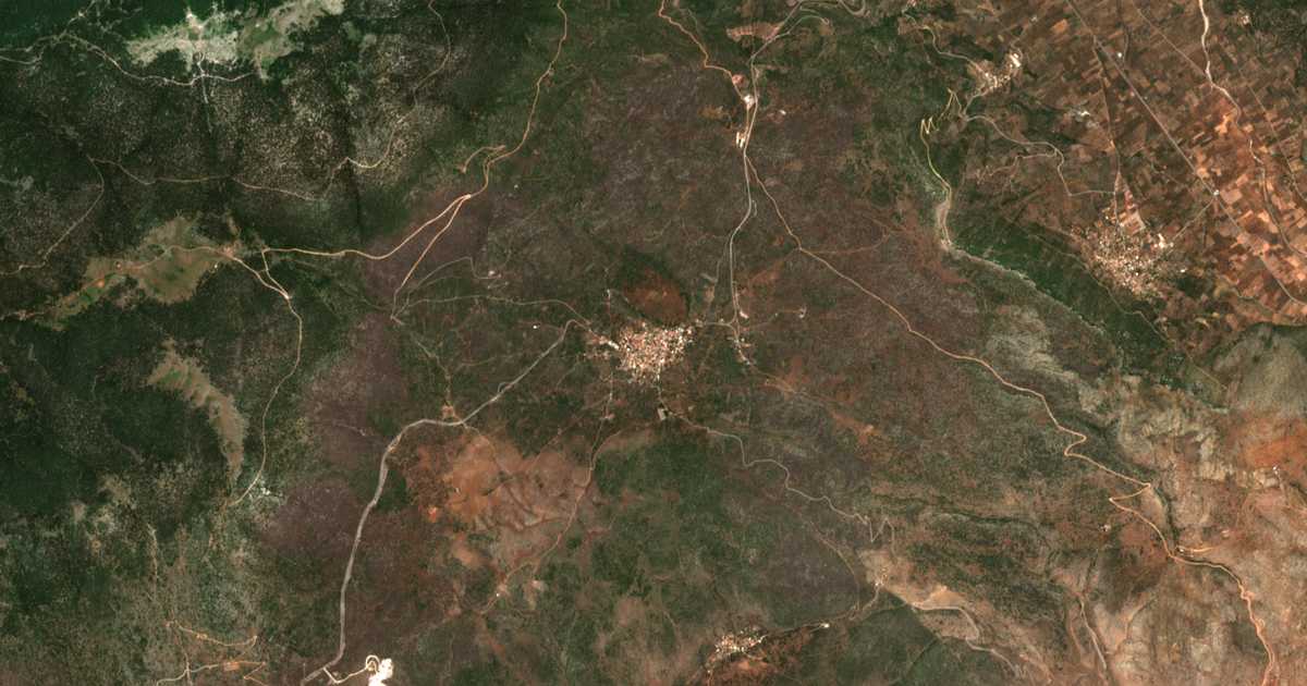 Mapa por satélite de Mionia