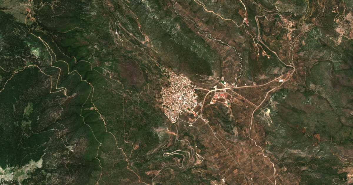 Mapa por satélite de Ámfisa