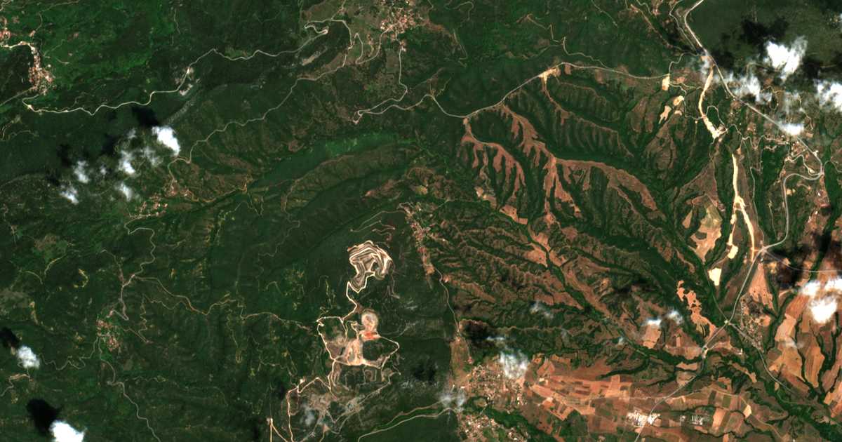 Mapa por satélite de Apostoliás