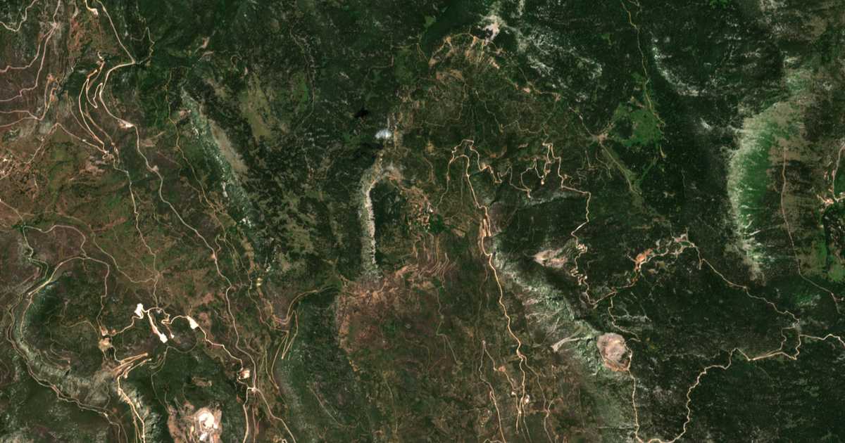Mapa por satélite de Drosochórion